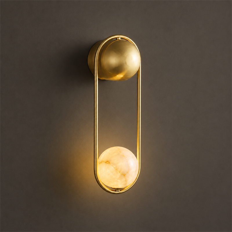 Mila Alabaster Wall Sconce