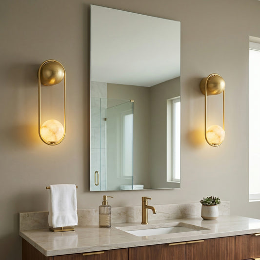 Mila Alabaster Wall Sconce