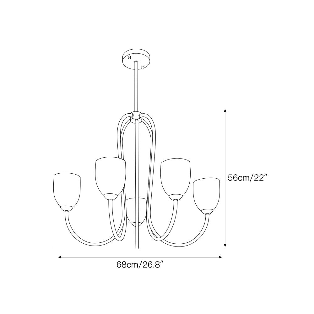 Mild Velin Chandelier