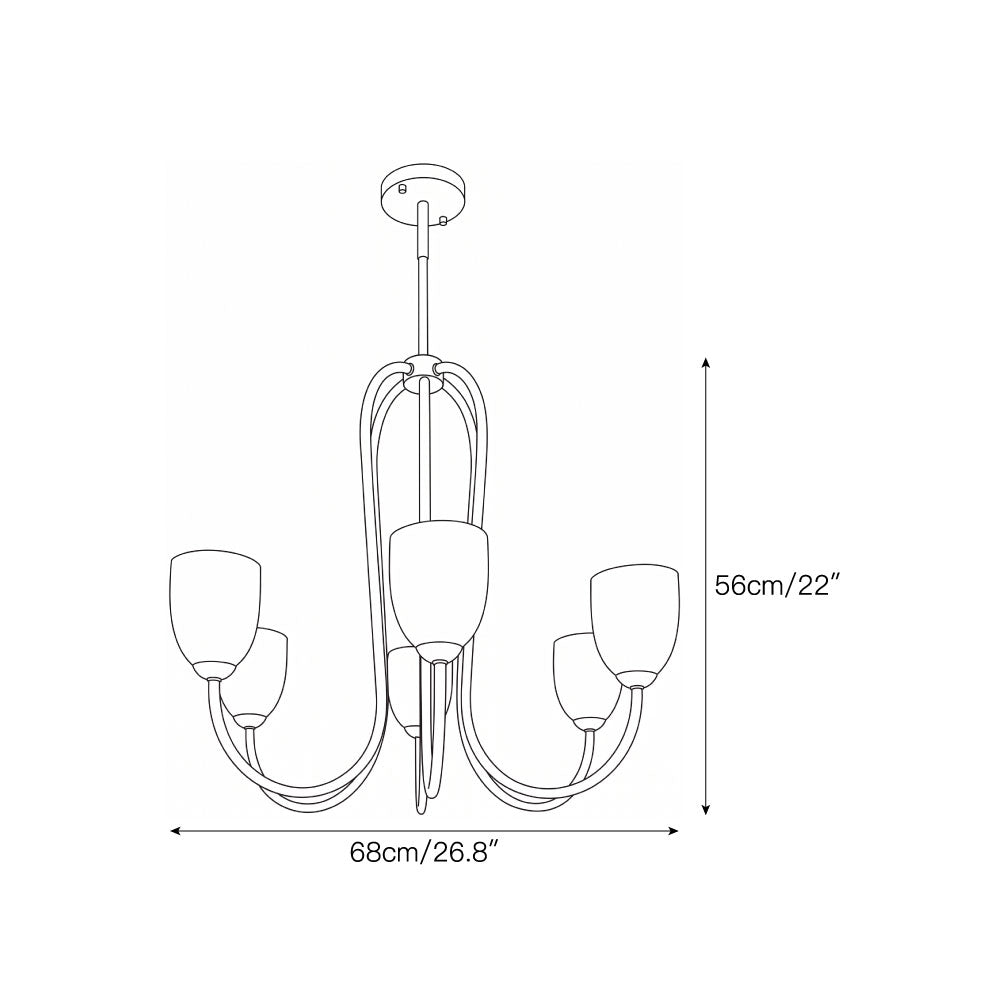 Mild Velin Chandelier