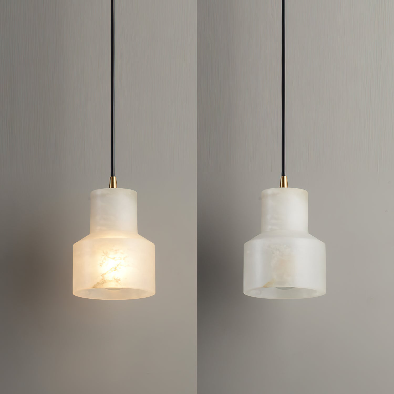 Millson Alabaster Pendnat Light