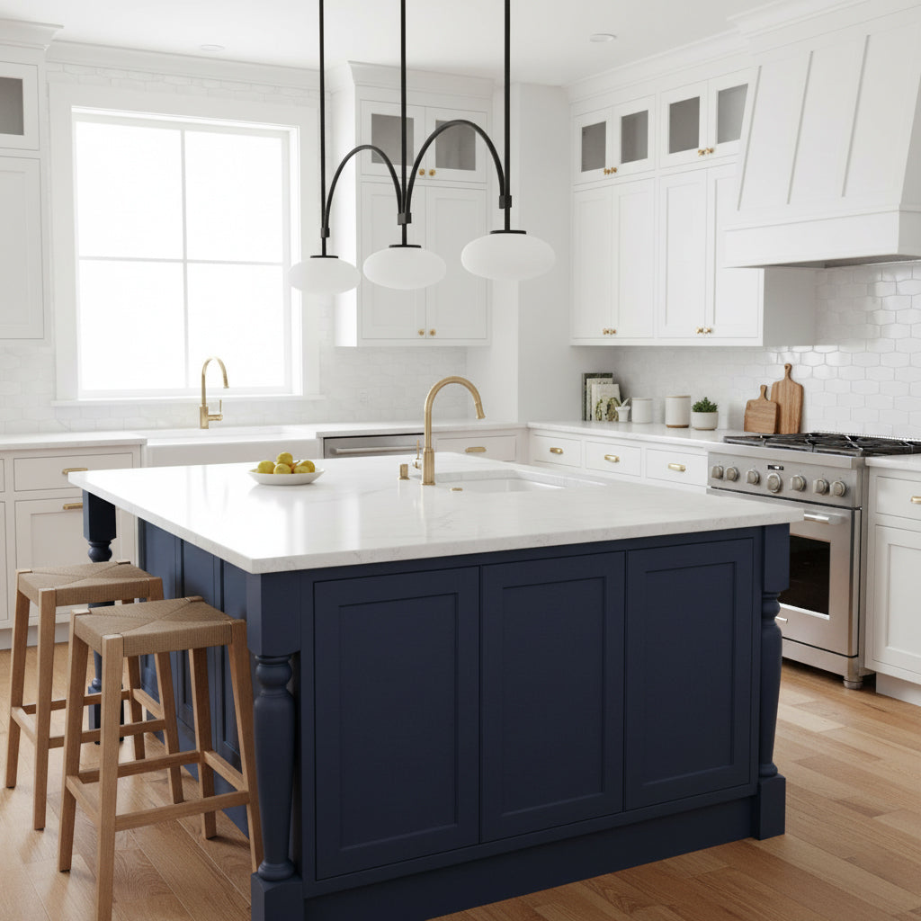 Milo Linear Brass Glass Pendant Lamp