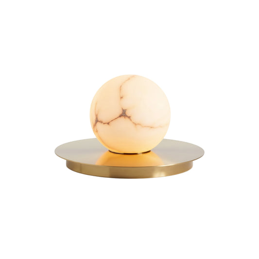 Mini Alabaster Moon Table Lamp