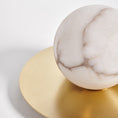 Load image into Gallery viewer, Mini Alabaster Moon Table Lamp
