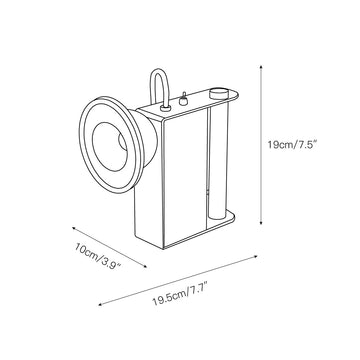 Minibox Table Lamp – detail 5 — Dimension drawings 1