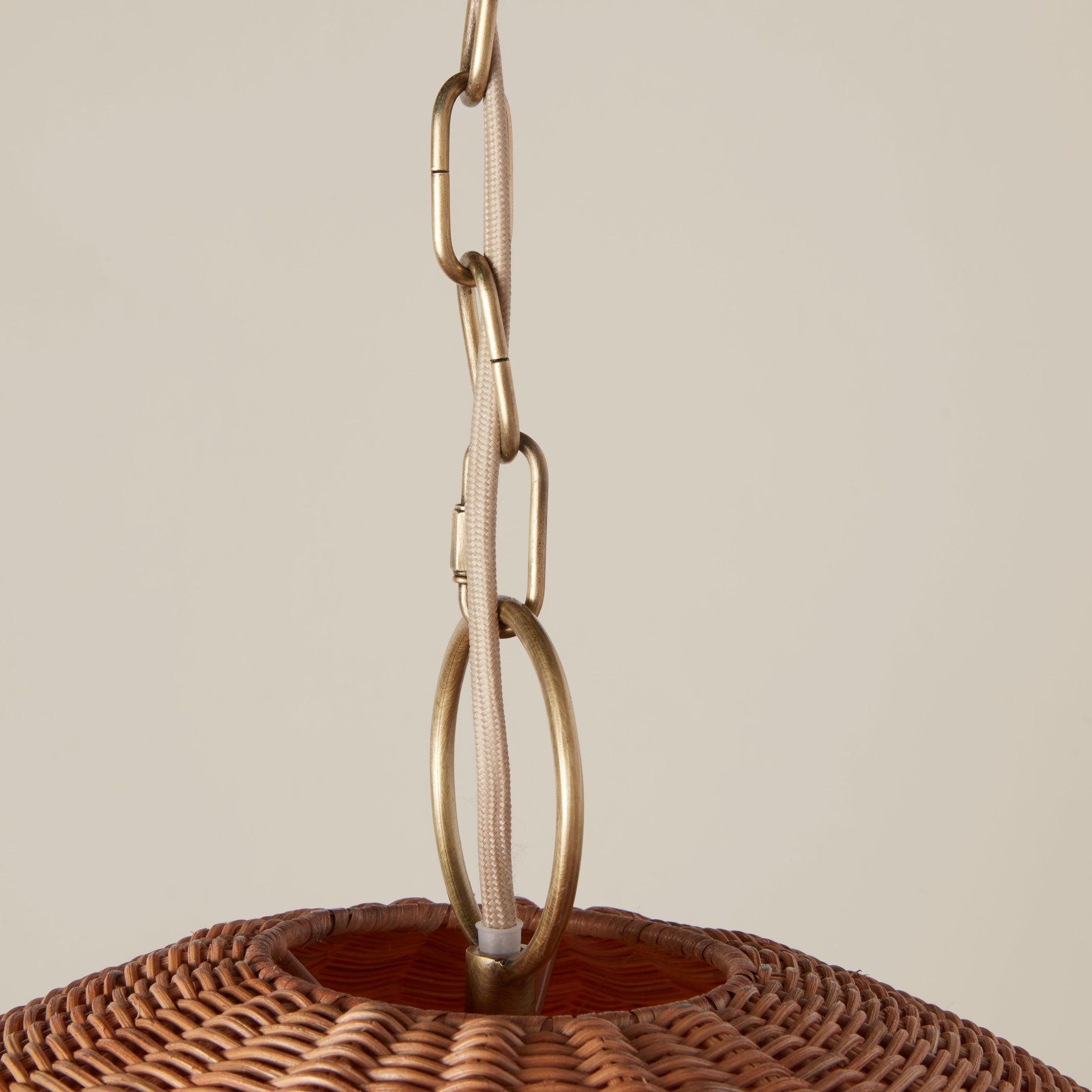 Miramar Rattan Round Pendant Lamp