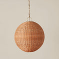 Load image into Gallery viewer, Miramar Rattan Round Pendant Lamp
