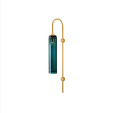 Lámpara de pared de cristal vertical moderna