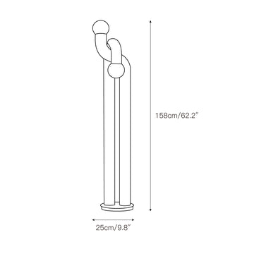 Modulation Floor Lamp – detail 3 — Dimension drawings 1