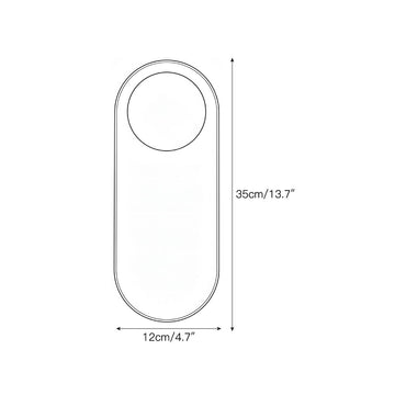 Modulo Alabaster Wall Sconce – detail 3 — Dimension drawings 1