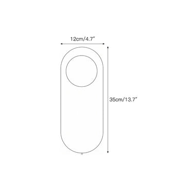 Modulo Marble Plug-in Wall Sconce – detail 3 — Dimension drawings 1