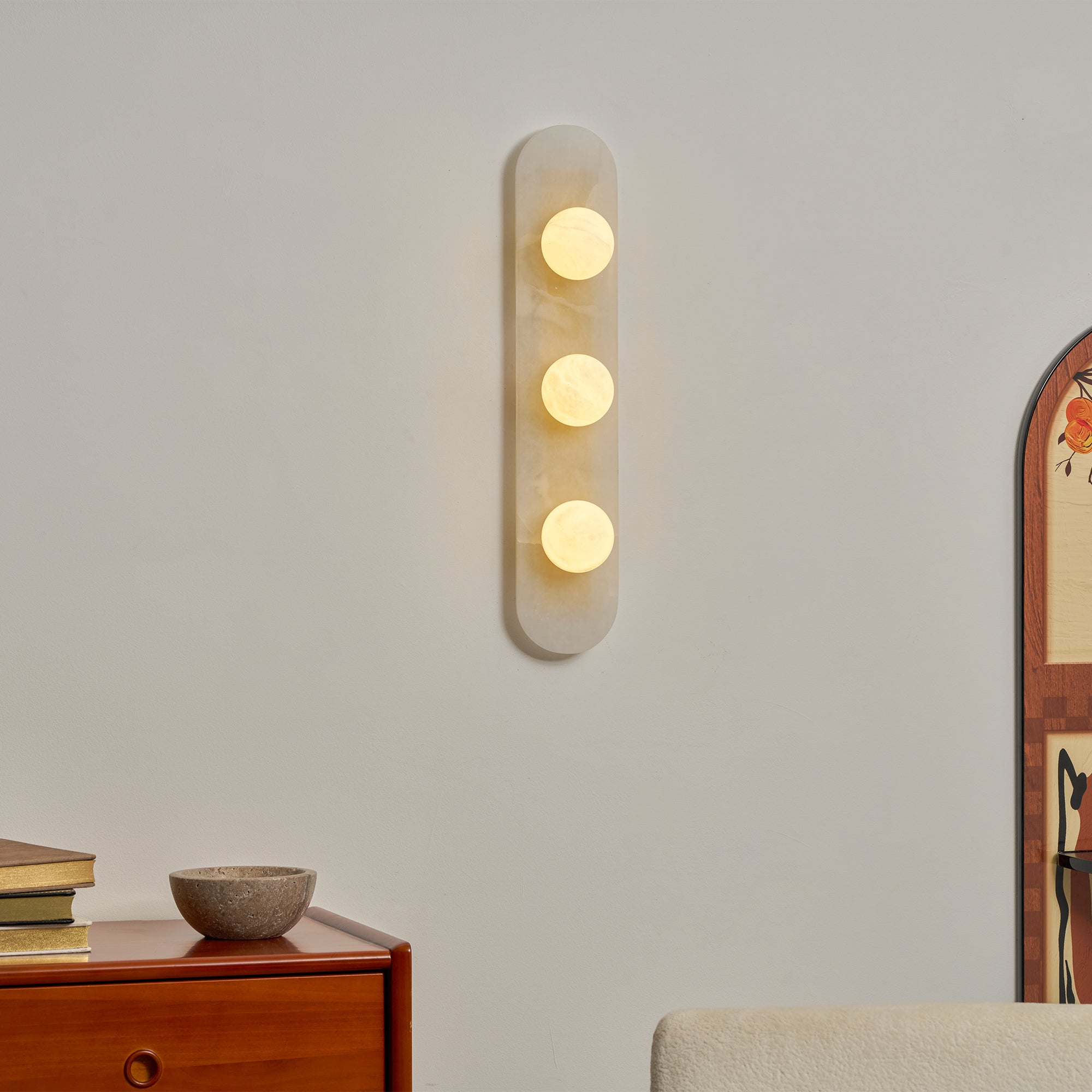 Modulo Alabaster Wall Sconce