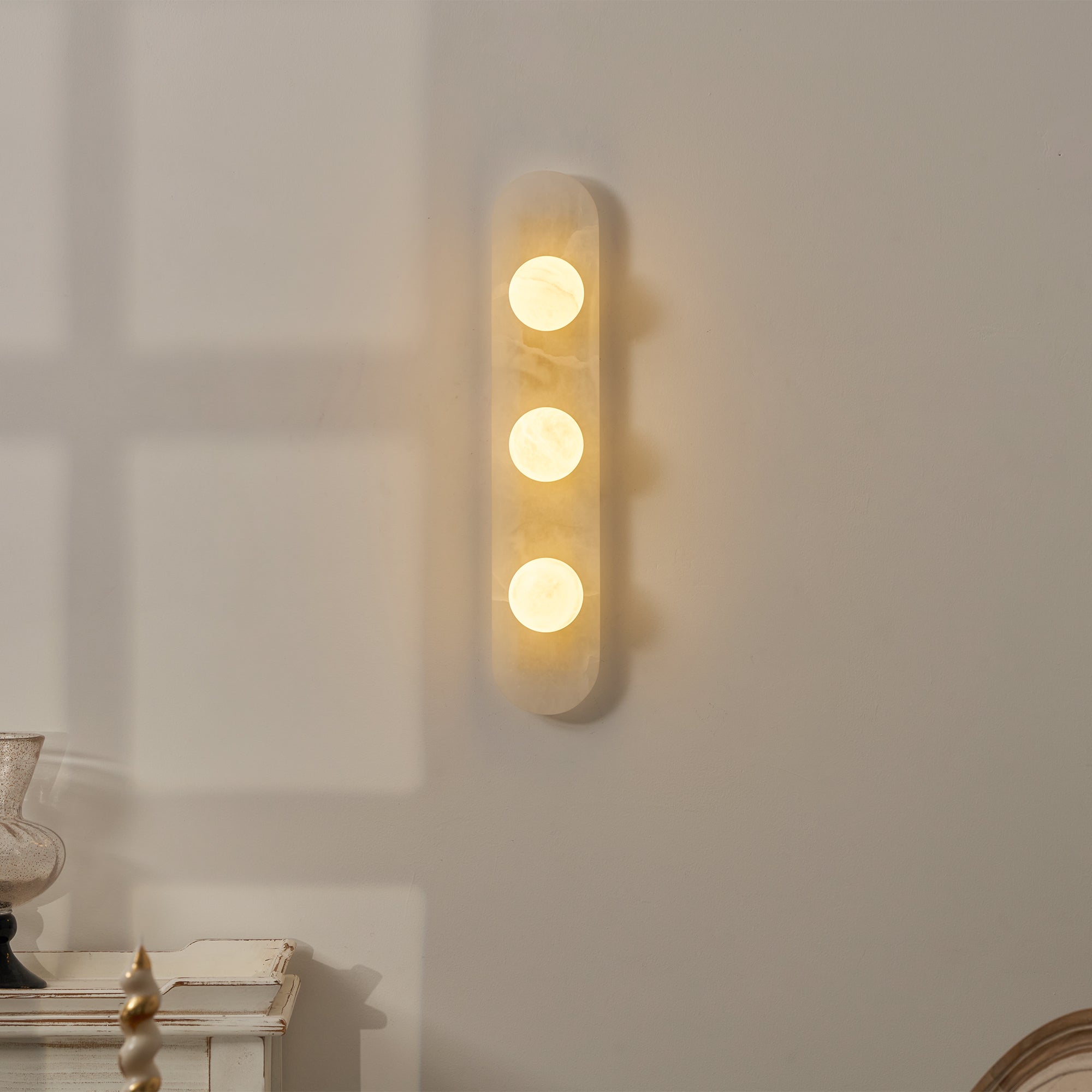 Modulo Alabaster Wall Sconce