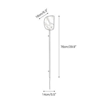 Monet Onyx Plug-In Sconce – detail 3 — Dimension drawings 1