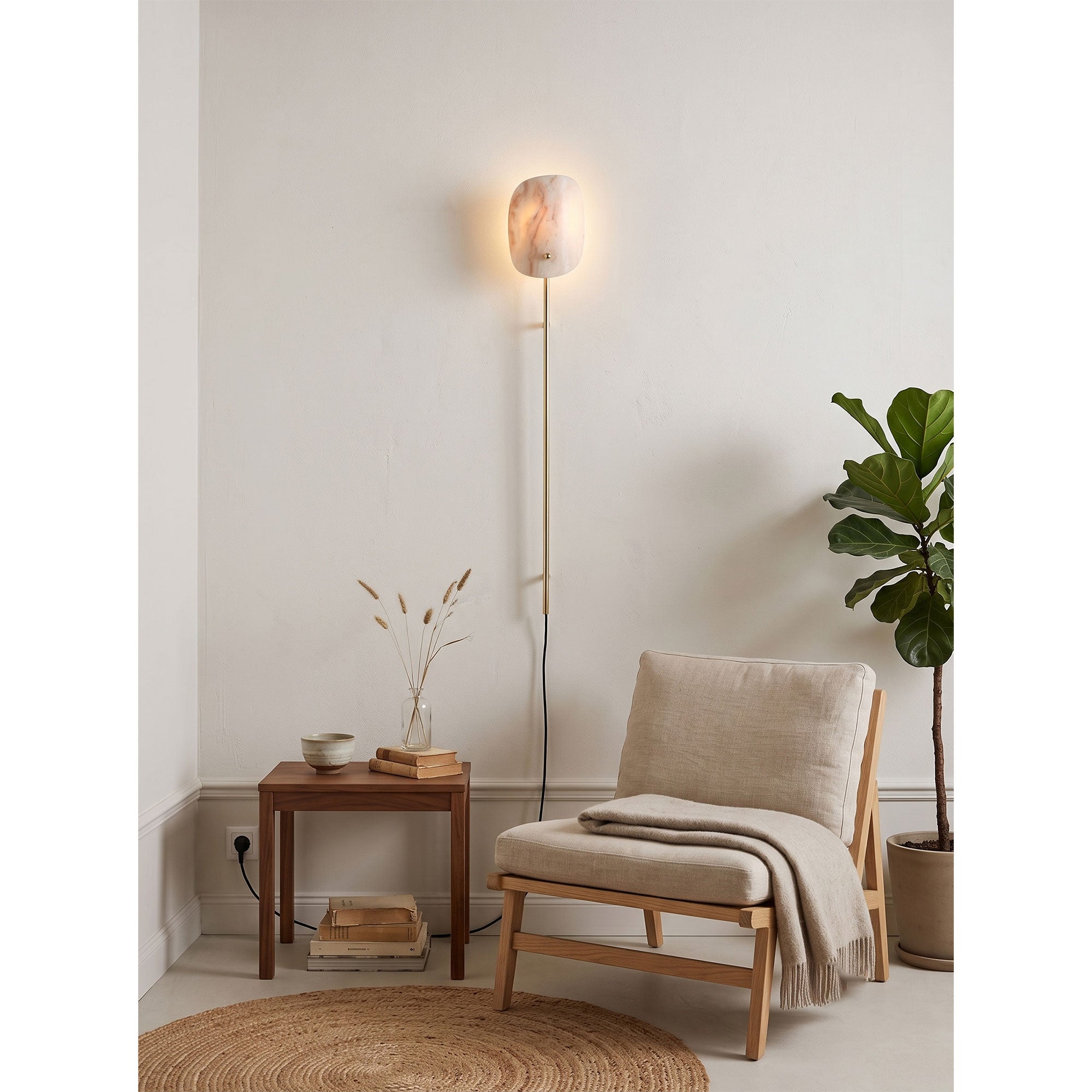 Monet Onyx Plug-In Sconce