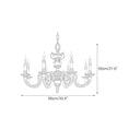 Carica l'immagine nel visualizzatore della galleria, Montcalm Brass Candle Chandelier – detail 4
