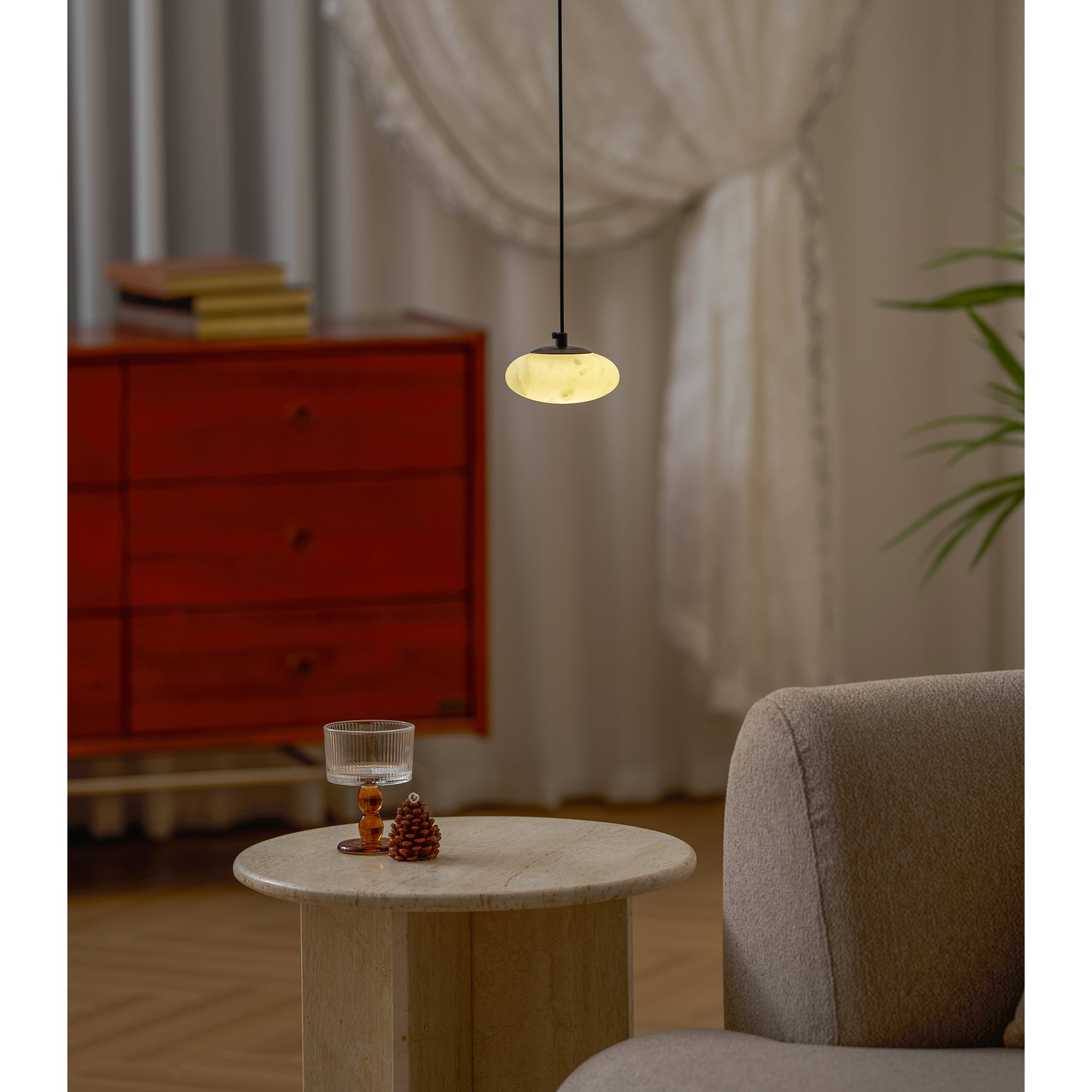 Moonstone Alabaster Pendant Lamp