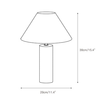 Morola Table Lamp – detail 3 — Dimension drawings 1