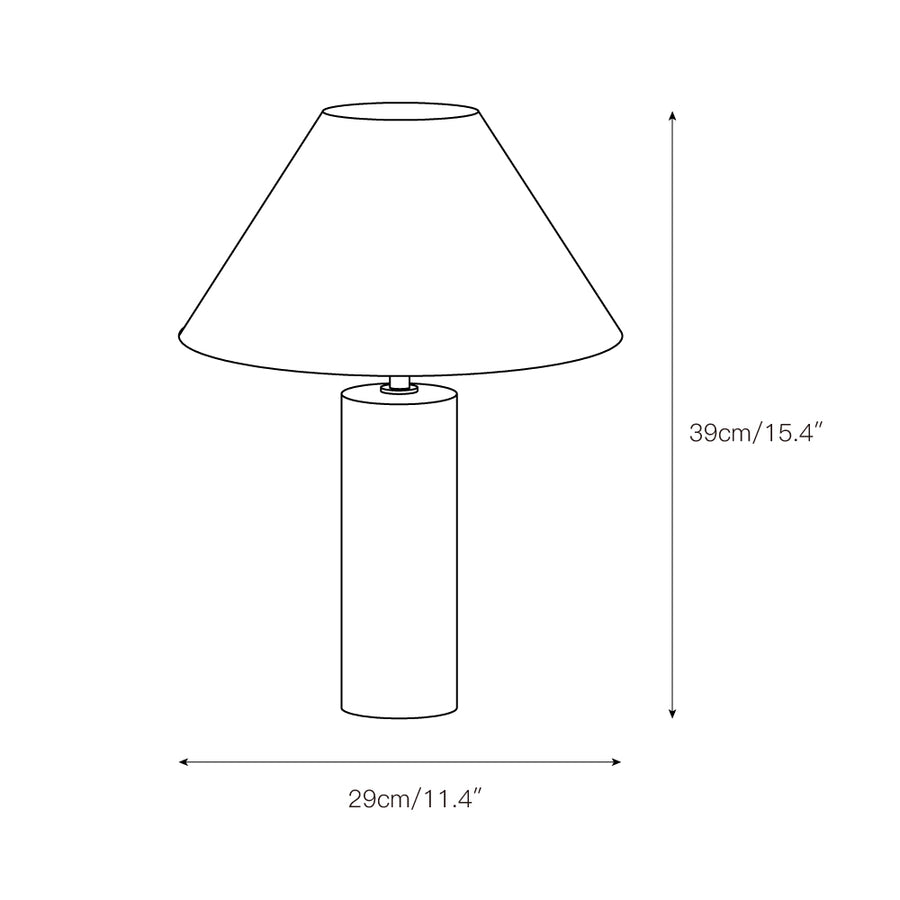 Morola Table Lamp – detail 3 — Dimension drawings 1