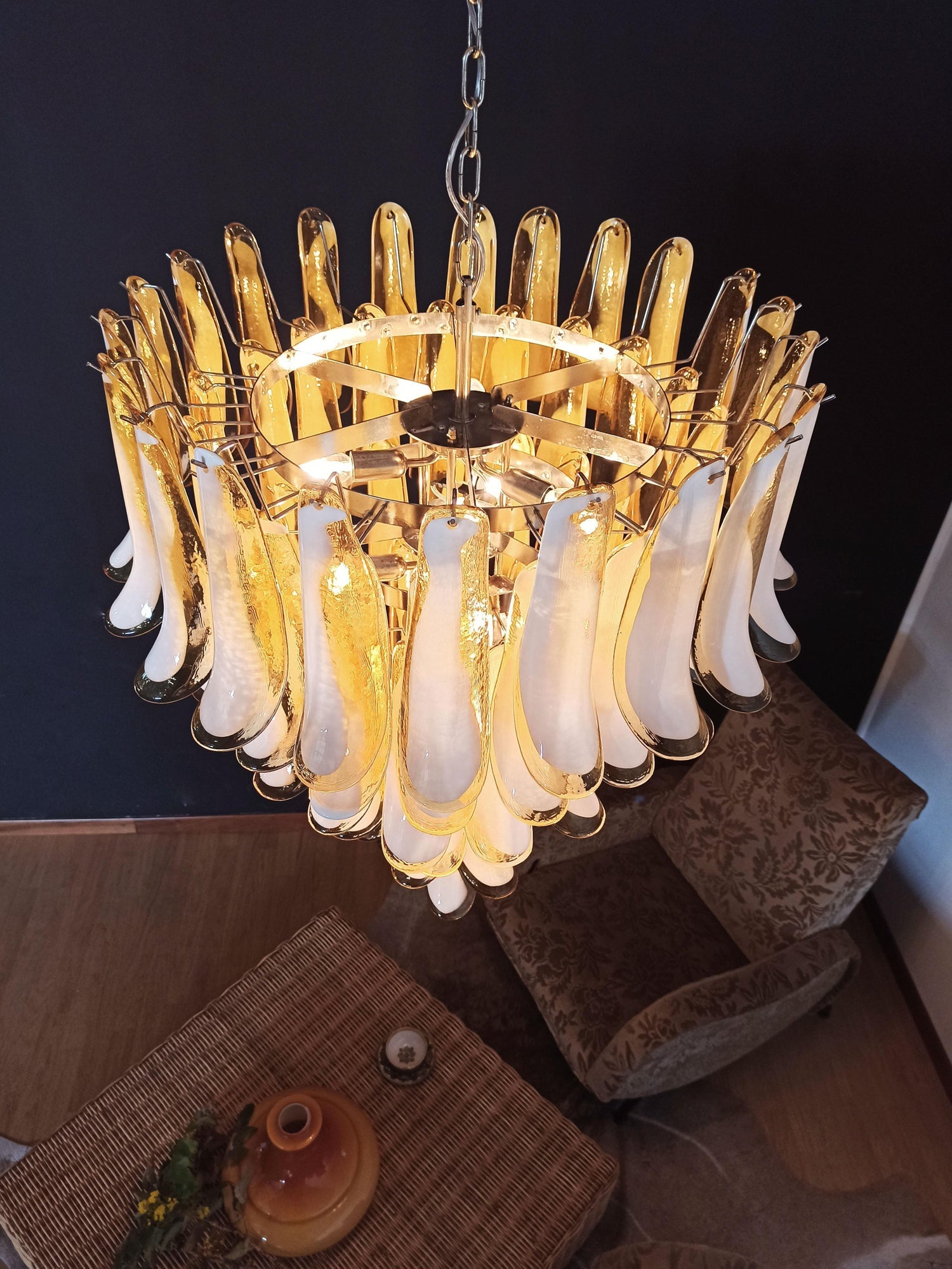 Murano Petal Chandelier