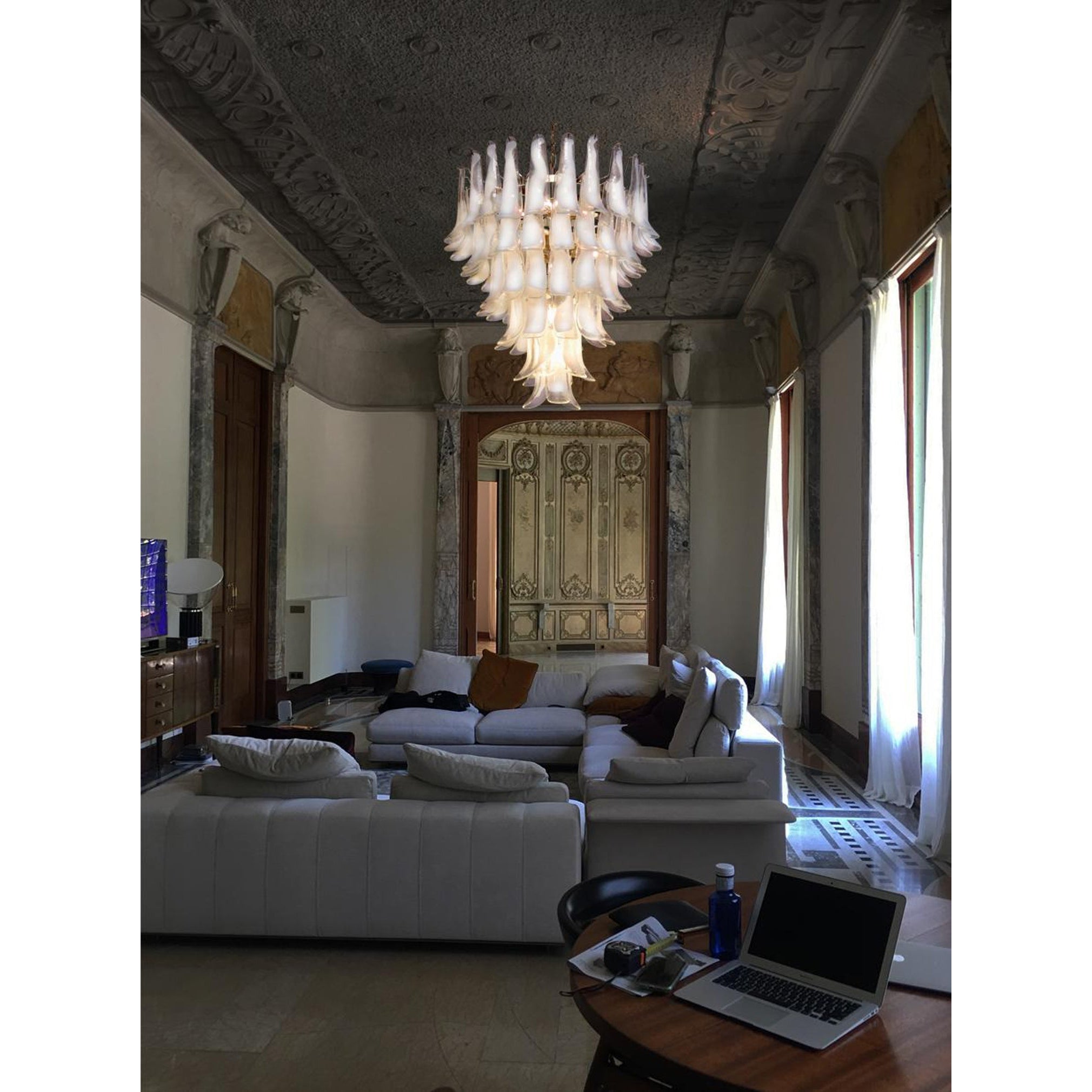 Murano Petal Chandelier