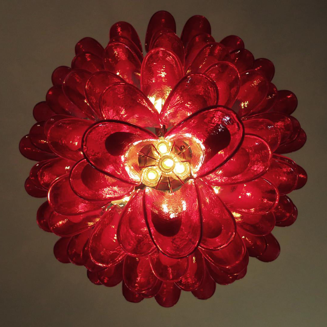 Murano Petal Chandelier