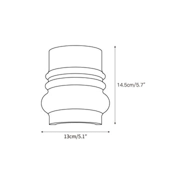 Mya Travertine Wall Lamp – detail 13 — Dimension drawings 11