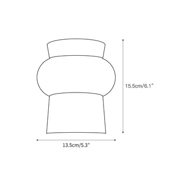 Mya Travertine Wall Lamp – detail 6 — Dimension drawings 4