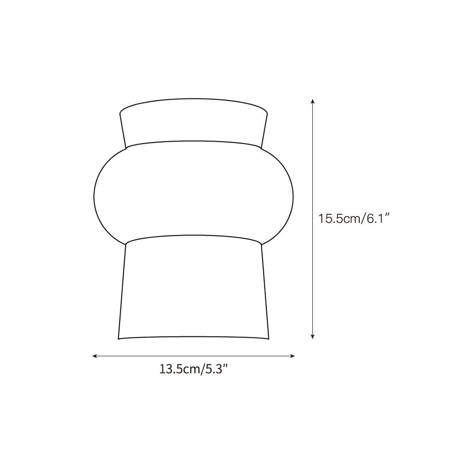 Mya Travertine Wall Lamp – detail 6 — Dimension drawings 4