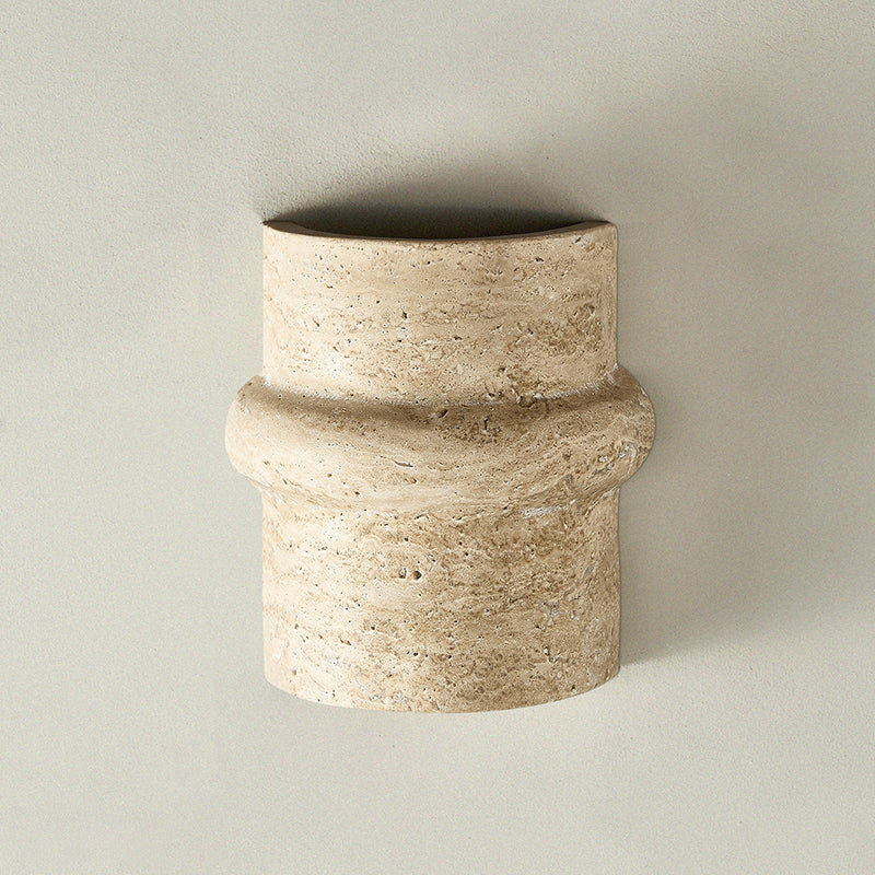 Mya Travertine Wall Lamp