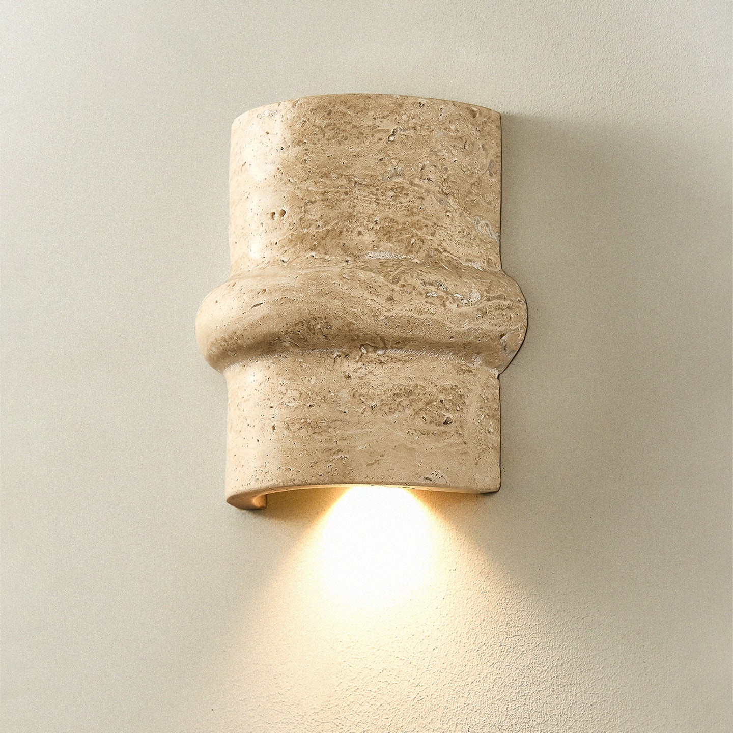 Mya Travertine Wall Lamp