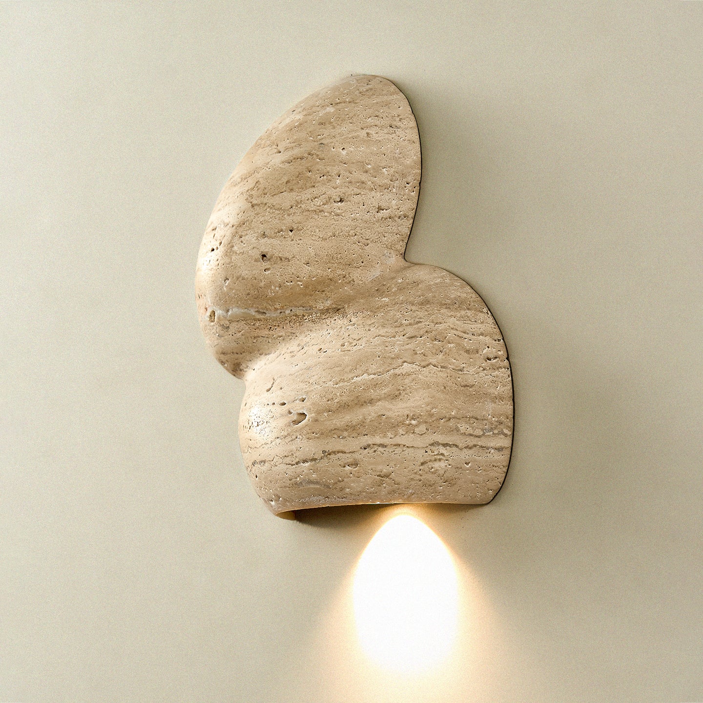 Mya Travertine Wall Lamp