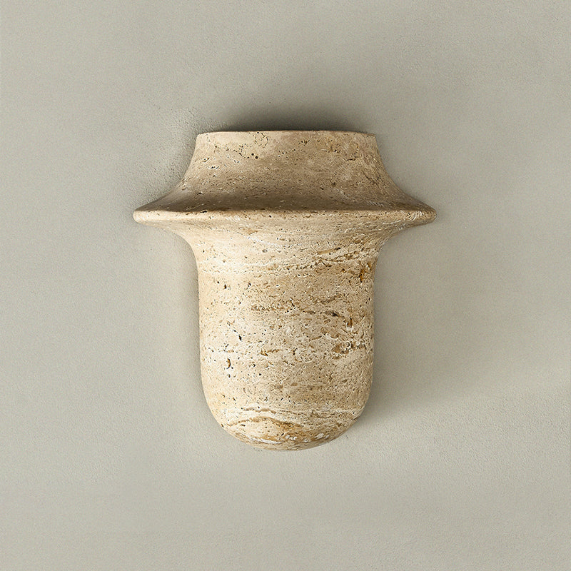 Mya Travertine Wall Lamp