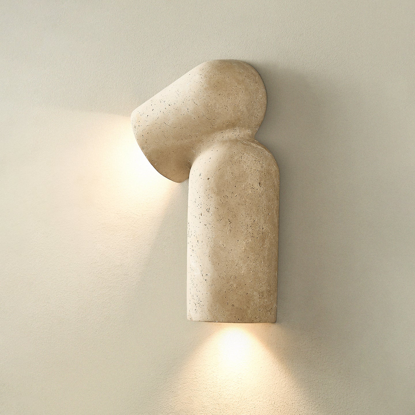Mya Travertine Wall Lamp