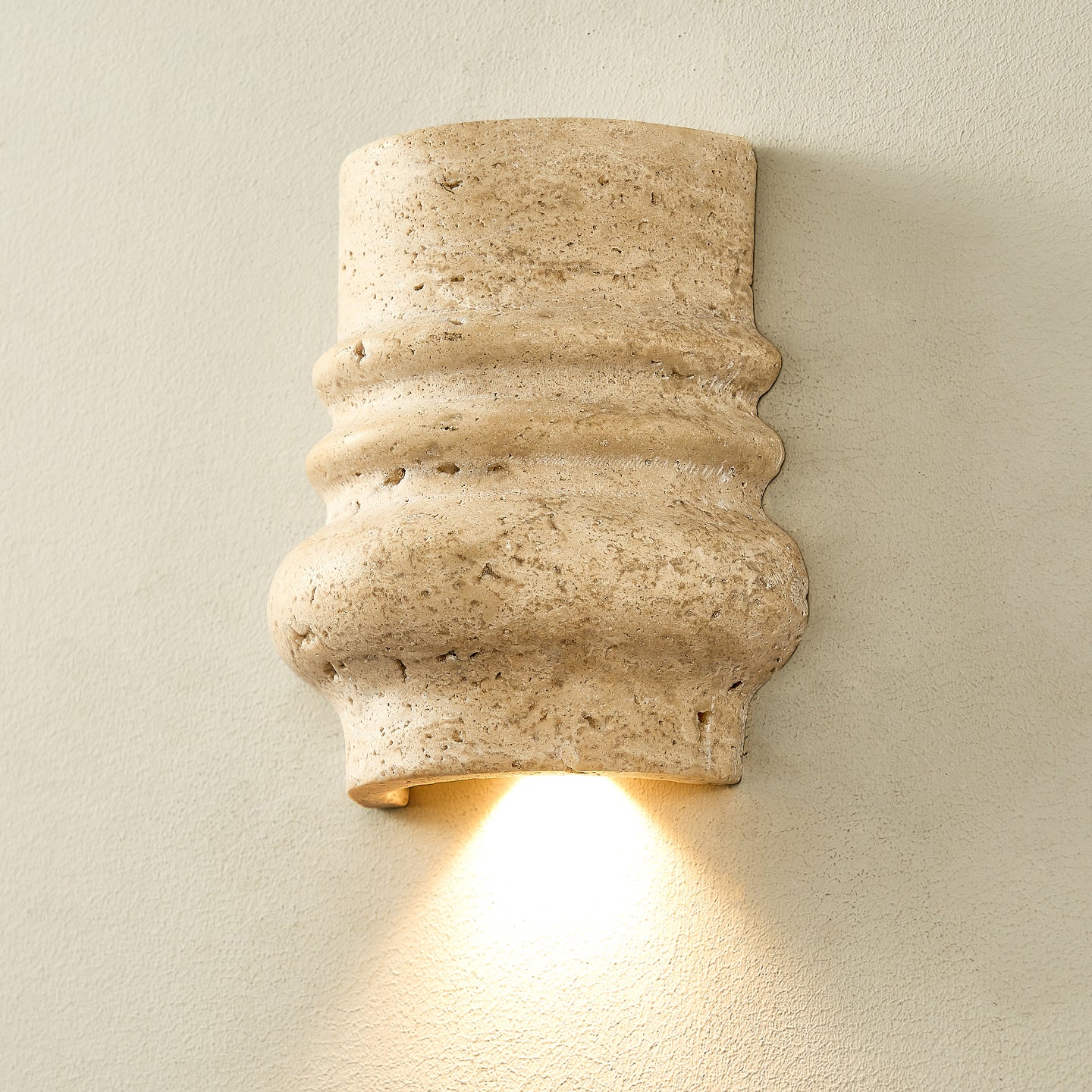 Mya Travertine Wall Lamp
