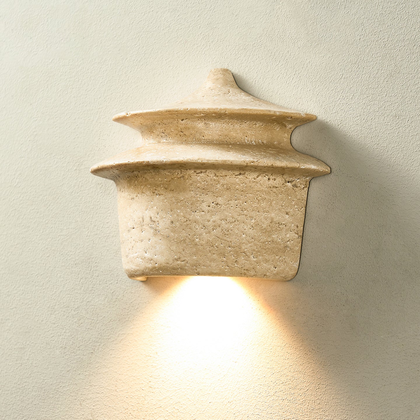 Mya Travertine Wall Lamp