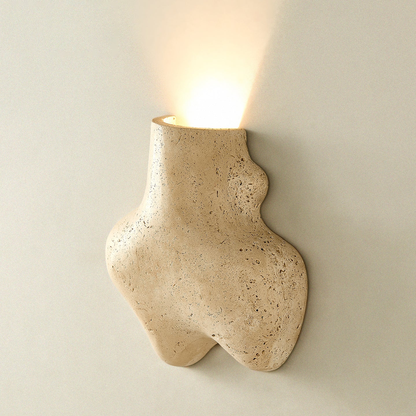 Mya Travertine Wall Lamp