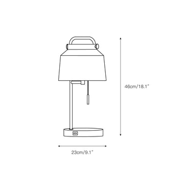 Naima Table Lamp – detail 3 — Dimension drawings 1