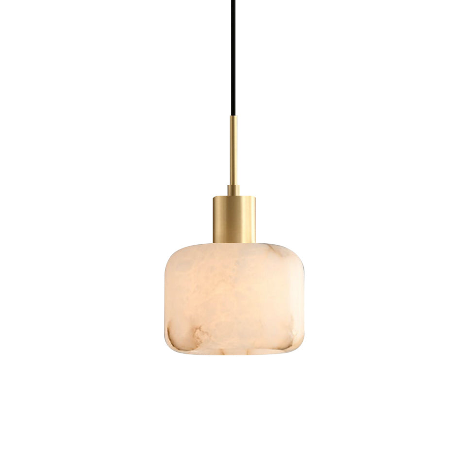 Natural Alabaster Small Pendant Light