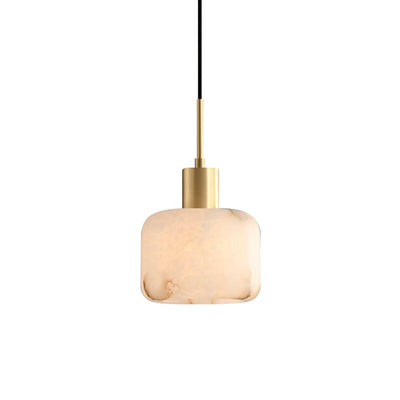 Petite Suspension en Alabâtre Naturel