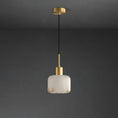 Load image into Gallery viewer, Natural Alabaster Small Pendant Light
