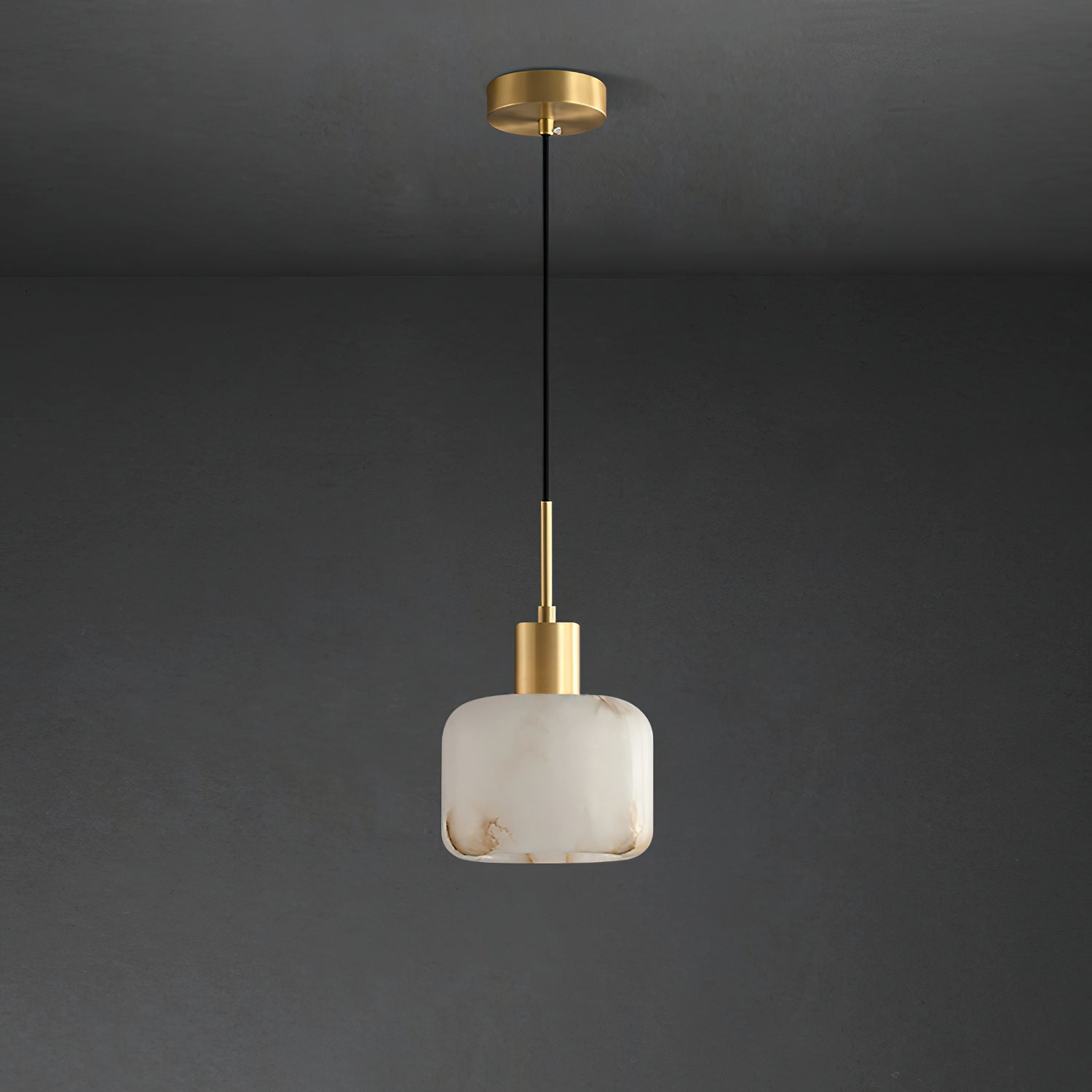 Natural Alabaster Small Pendant Light