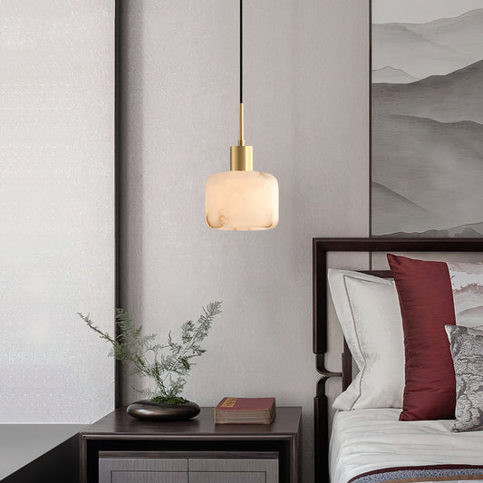 Natural Alabaster Small Pendant Light