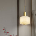 Load image into Gallery viewer, Natural Alabaster Small Pendant Light
