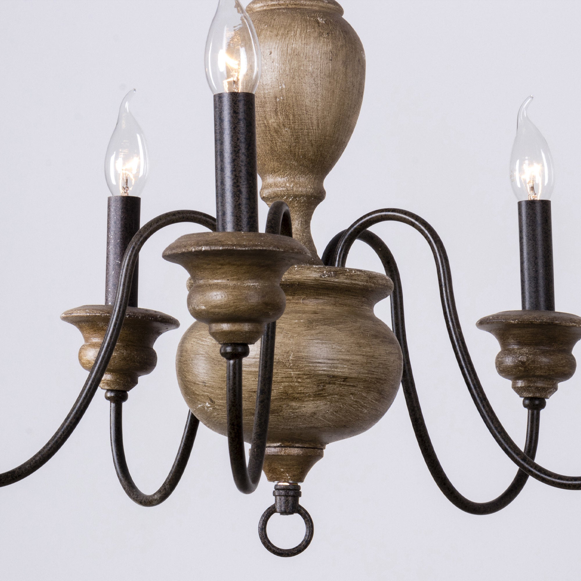 Neddy Wood Chandelier