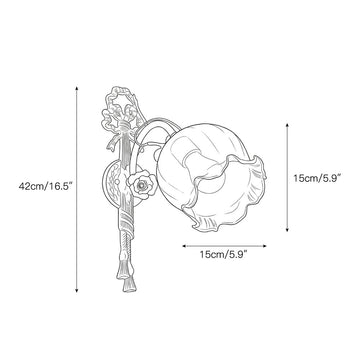 Neiman Wall Lamp – detail 3 — Dimension drawings 1