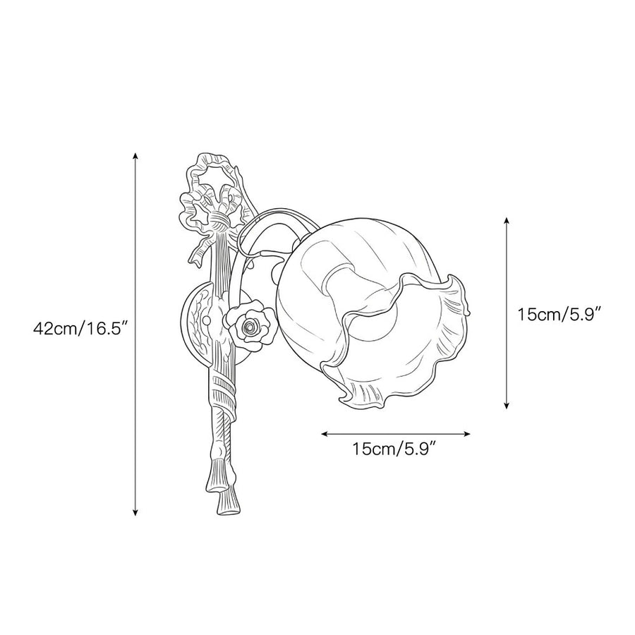 Neiman Wall Lamp – detail 3 — Dimension drawings 1