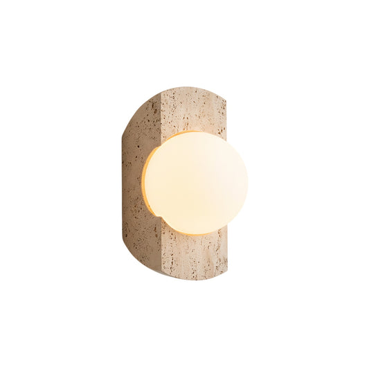 Neptune Travertine Wall Lamp