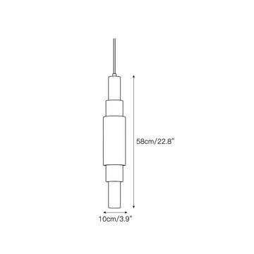 Nerivane Tiered Alabaster Pendant Lamp – detail 3 — Dimension drawings 1