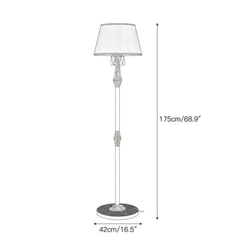Newport Floor Lamp – detail 3 — Dimension drawings 1